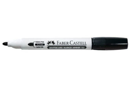 Resim Faber-Castell 152 Beyaz Tahta Kalemi Siyah 159131