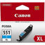 Resim Canon CLI-551 XL Mürekkep Kartuş Mavi