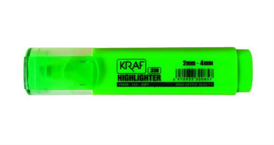 Kraf 333 Fosforlu Kalem Yeşil. ürün görseli