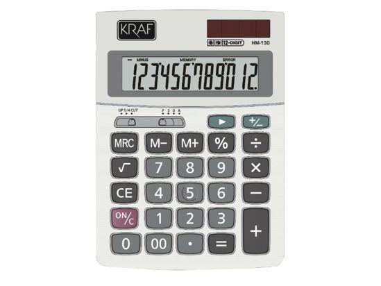 Kraf Hm130 Hesap Makinesi Masaüstü 12 Hane. ürün görseli