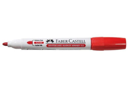 Resim Faber-Castell 152 Beyaz Tahta Kalemi Kırmızı 159132
