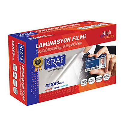 Resim Kraf 2126 Laminasyon Filmi 65X95 mm 125 Mic 100'lü