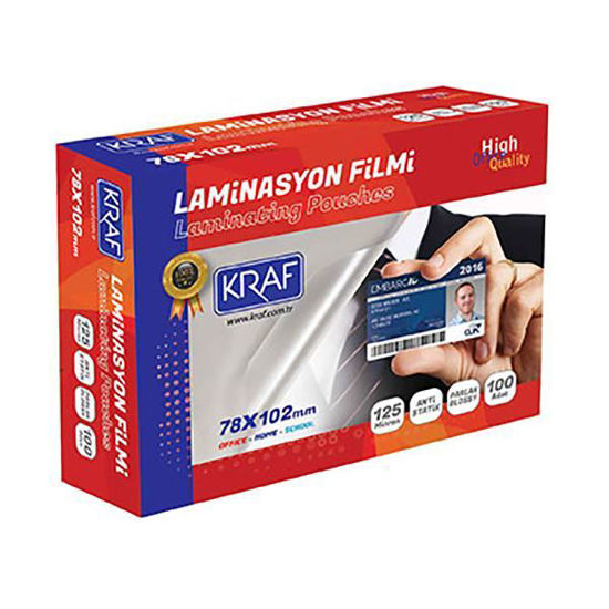 Kraf 2127 Laminasyon Filmi 78X102mm 1425 Mic.100'lü. ürün görseli