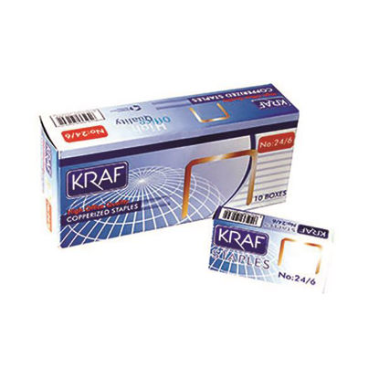 Resim Kraf 255G Zımba Teli 24/6 Sarı