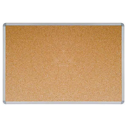 Resim İnter INT-515 Mantar Pano Alüminyum Çerçeveli  45x60cm*