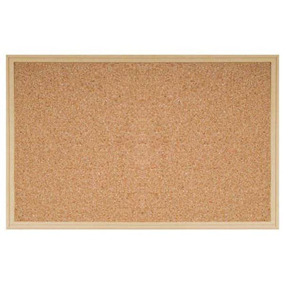 Resim İnter INT-301-M Mantar Pano Mdf Çerçeveli 30 x 45 cm *