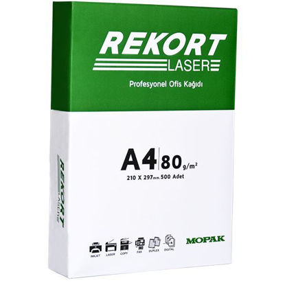 Resim Mopak Rekort A4 Fotokopi Kağıdı 80 gr. 500'lü