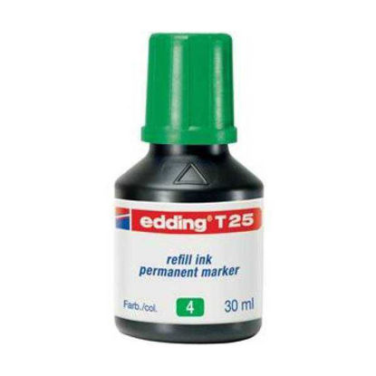 Resim Edding T25 Permanent Markör Kalem Mürekkebi 30ml Yeşil