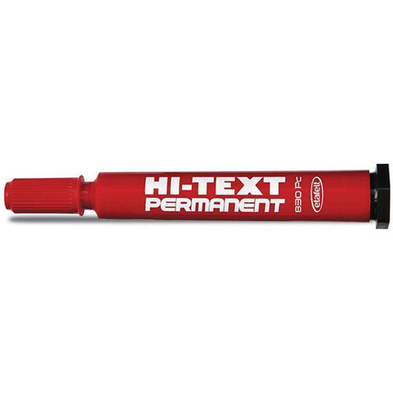 Hı-Text 830PC Permanent Kalem Kesik Uç Kırmızı. ürün görseli
