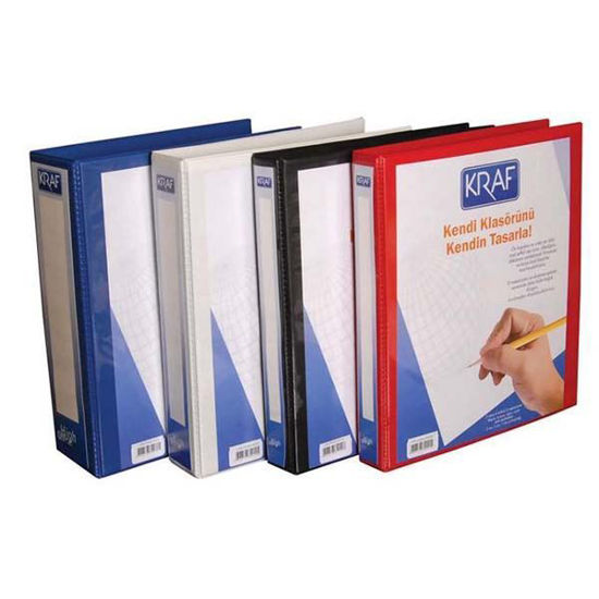 Kraf 1072 D Mekanizmalı Klasör 7cm 2 Halka Mavi. ürün görseli