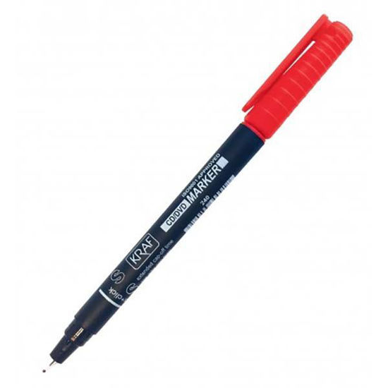 Kraf 250 Asetat Kalemi S Kırmızı. ürün görseli