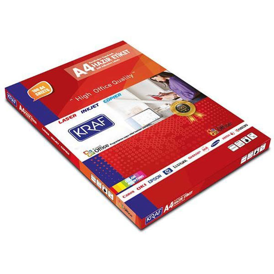 Kraf KF-2204 Laser Etiket 105X148.5mm. ürün görseli