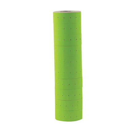 Resim Kraf Motex Etiket 12x21mm Fosforlu Yeşil