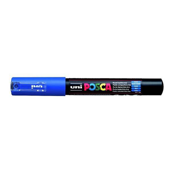 Uni- Ball PC-1M Posca Poster Marker 0.7mm Mavi. ürün görseli