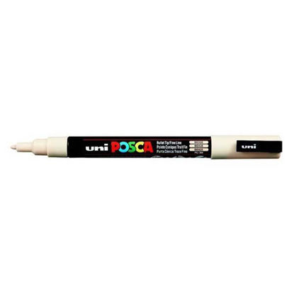 Resim Uni- Ball PC-3M Posca Poster Marker 0.9-1.3mm Bej