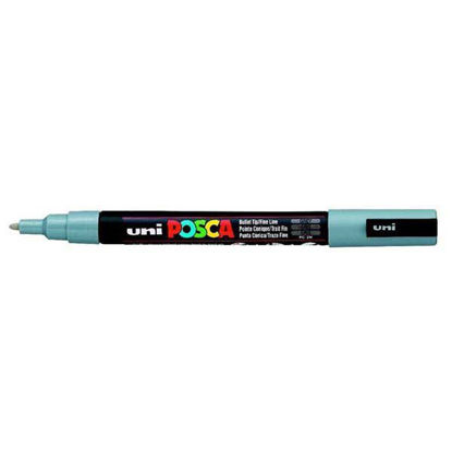 Resim Uni- Ball PC-3M Posca Poster Marker 0.9-1.3mm Gri