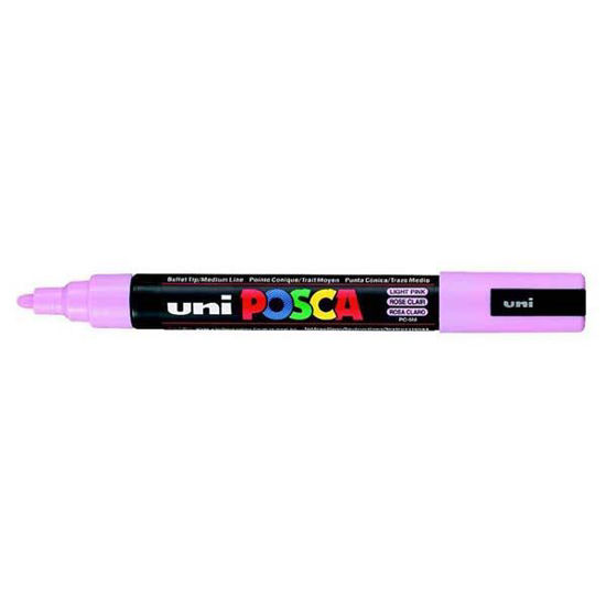 Uni- Ball PC-5M Posca Poster Marker 1.8-2.5mm Açık Pembe. ürün görseli