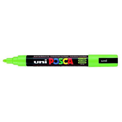 Resim Uni- Ball PC-5M Posca Poster Marker 1.8-2.5mm Elma Yeşili