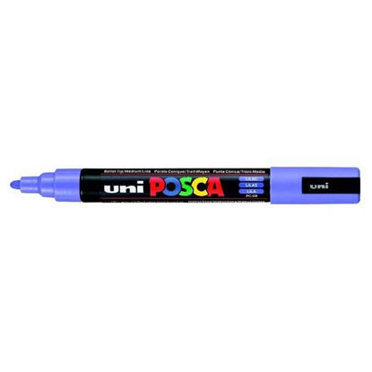 Resim Uni- Ball PC-5M Posca Poster Marker 1.8-2.5mm Lila