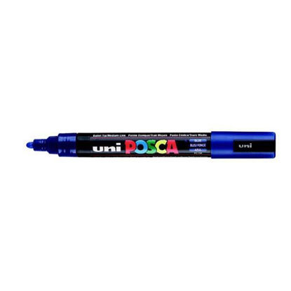 Resim Uni- Ball PC-5M Posca Poster Marker 1.8-2.5mm Mavi