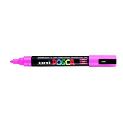 Resim Uni- Ball PC-5M Posca Poster Marker 1.8-2.5mm Pembe