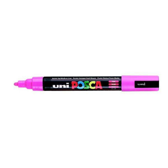 Uni- Ball PC-5M Posca Poster Marker 1.8-2.5mm Pembe. ürün görseli