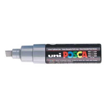 Resim Uni- Ball PC-8K Posca Poster Marker 0.8mm  Gri