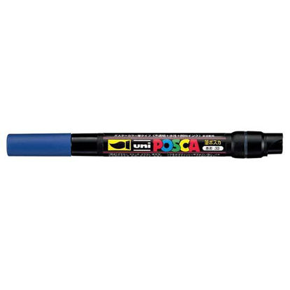 Resim Uni- Ball PCF-350 Posca Poster Marker 1-10mm Mavi