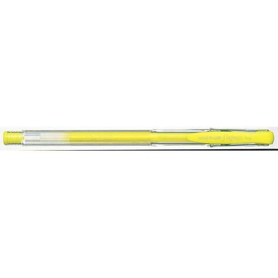 Uni-Ball UM-100 Jel Kalem Signo 0.7 Florasan Sarı. ürün görseli