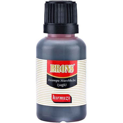 Resim Brons BR-316 Istampa Mürekkebi 30cc.Kırmızı
