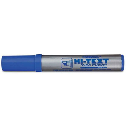 Resim Hı-Text 840PC Permanent Kalem Kesik Uç Maxi 840 Mavi