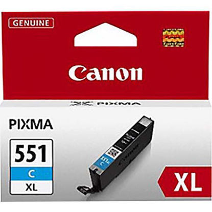 Resim Canon CLI-551 XL Mürekkep Kartuş Mavi