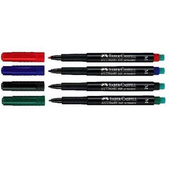 Faber-Castell 1525 Asetat Kalemi (M) 1.0mm.4'lü Set. ürün görseli