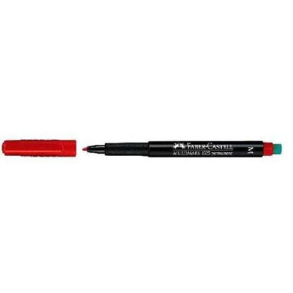 Resim Faber-Castell 1525 Asetat Kalemi (M) 1.0mm.Kırmızı