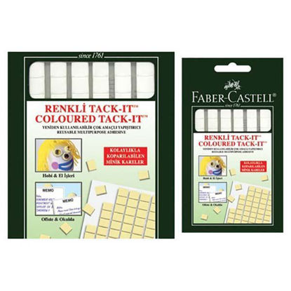 Resim Faber-Castell 187093 Tack-It Hamur Yapıştırıcı 50 gr.Karışık Renk