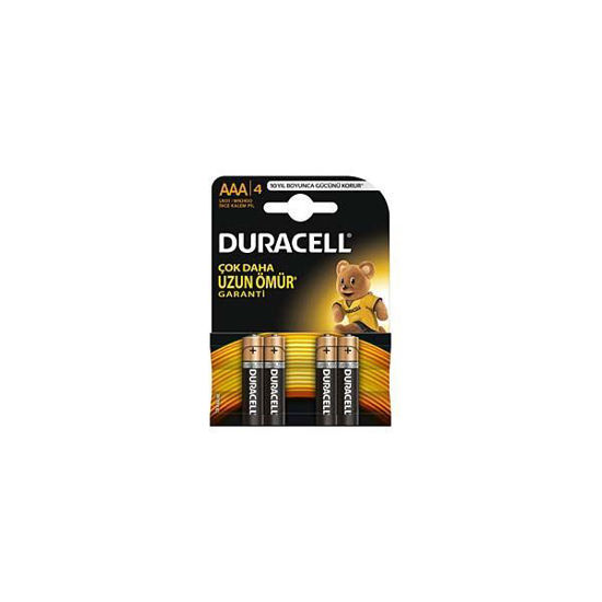 Duracell Alkalin AAA Kalem Pil 4'lü. ürün görseli