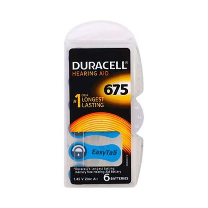 Resim Duracell İşitme Cihazı Pili 6'lı 675