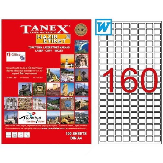 Tanex TW-2280 Laser Etiket 22x12mm. ürün görseli