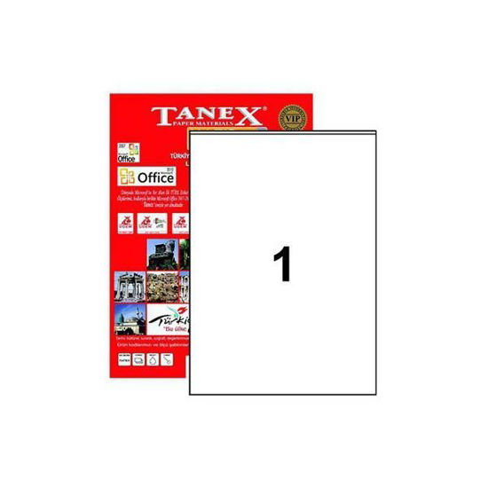 Tanex TW-2294 Laser Etiket 210x294.86mm. ürün görseli