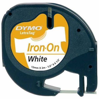 Resim Dymo 718850 Letratag Ütü Tansfer Şerit Etiket 12mmx2mt Beyaz