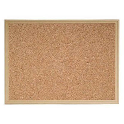 Resim İnter INT-303-M Mantar Pano MDF Çerçeveli 45 x 60 cm *