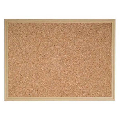 Resim İnter INT-305-M Mantar Pano Mdf Çerçeveli 60 x 90 cm *