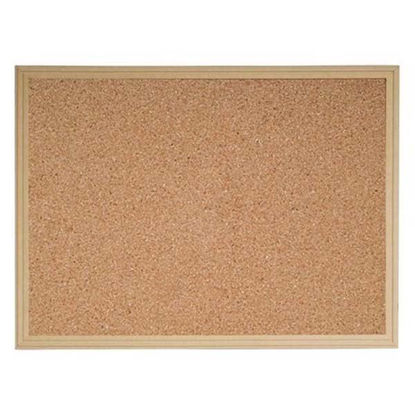 Resim İnter INT-305-M Mantar Pano Mdf Çerçeveli 60 x 90 cm *