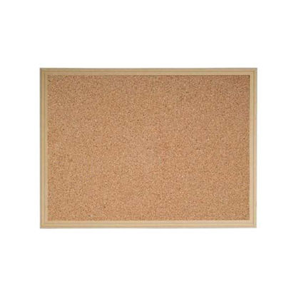 Resim İnter INT-307-M Mantar Pano Mdf Çerçeveli 90 x120 cm *