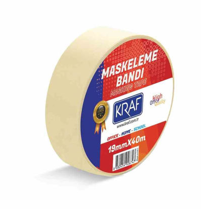 Resim Kraf 4019G Maskeleme Bandı 19mm x 40mt.