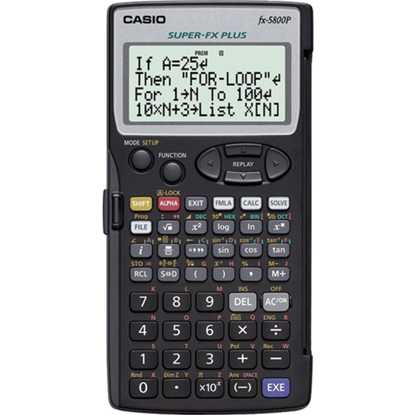 Resim Casio FX-5800P Hesap Makinesi Bilimsel