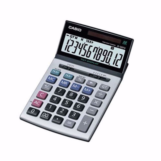 Casio JS-120TVS-BK Hesap Makinesi 12 Haneli. ürün görseli