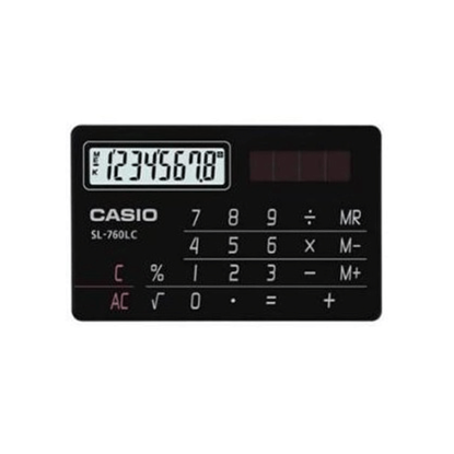 Resim Casio SL-760LC-BK Hesap Makinesi 8 Haneli