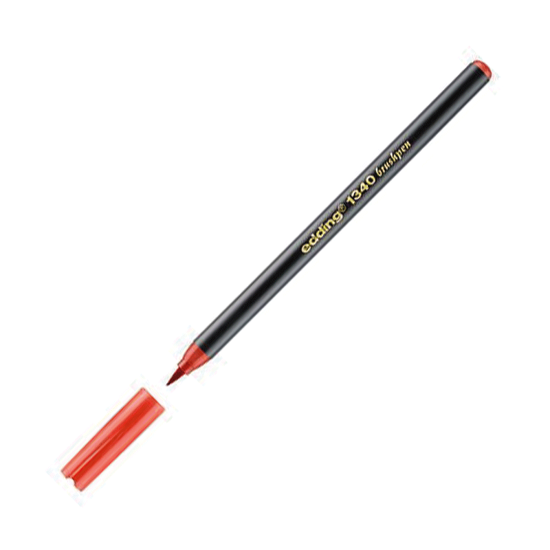 Edding 1340 Fırça Uçlu Kalem Kırmızı. ürün görseli