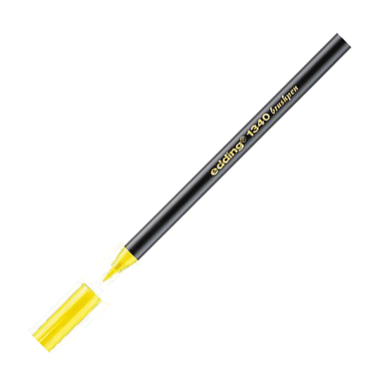 Edding 1340 Fırça Uçlu Kalem Sarı. ürün görseli